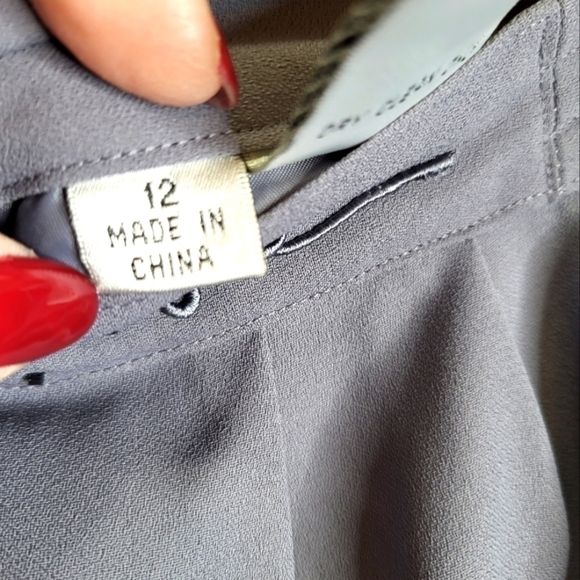 Vintage Social Collection size 12 jacket and skirt grey - Picture 10 of 16